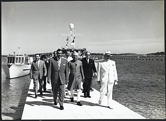 Nasser, Tito and Nehru on Brijuni Islands in 1956 Jawaharlal Nehru's tour of Belgrade, Yugoslavia, 1961 (02).jpg