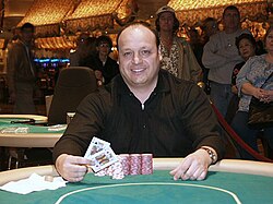 Jeff Lisandro WPT-turnauksessa Bellagiossa joulukuussa 2004.