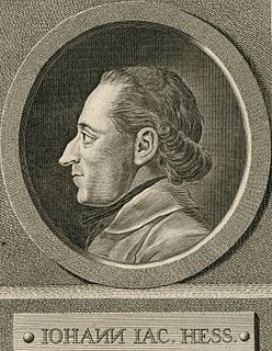 Johann Jacob Hess Swiss theologian