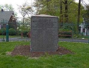 Major John André Monument inscription, April 2008