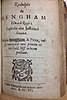 John Fortescue, De Laudibus Legum Angliae (2nd ed, 1660, Hengham title page) - 20131204.jpg