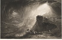 Joshua Commanding the Sun to Stand Still (1827) mezzotint and etching, plate: 57.1 x 77.8 cm (22 1/2 x 30 5/8 in.), National Gallery of Art, Washington D.C.