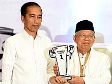 Joko Widodo and Ma'ruf Amin, Buku Pintar Pemilu 2019 (Seri Pertama, 2019), p20 (cropped).jpg