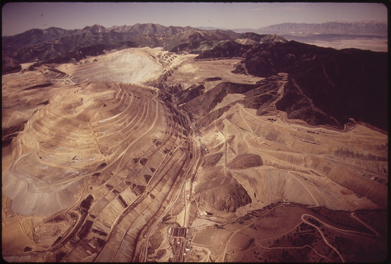 File:KENNECOTT MINE IS THE LARGEST OPEN-PIT COPPER OPERATION IN THE WORLD - NARA - 544789.tif