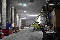 Будівництво підземної станції Марктплатц, лютий 2017