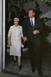 Kennedy with Israeli Foreign Minister Golda Meir, December 27, 1962 Kennedy-Golda Meir.jpg