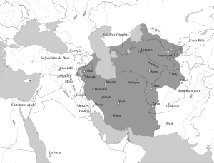 Khwarezmian Empire 1190 - 1220 (AD)-es.svg