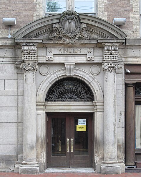 Entrance to the Kinder Building