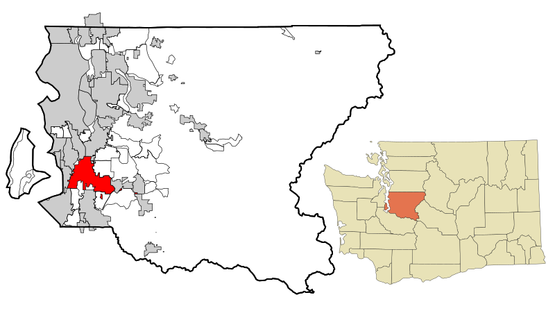 Fil:King County Washington Incorporated and Unincorporated areas Kent Highlighted.svg