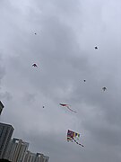 Kites in the sky, Changzhou.jpg