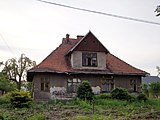 Polski: Kocmyrzów - stary dom, nr 70 lub 347 English: Kocmyrzów - old house