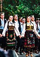 Kragujevac, Serbia. 14.07.2022. Outdoor photoshoot. Beautiful girl in traditional Serbian customerry apparel. Local holiday celebration.--5