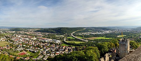 Panoramic view from Rötteln Castle