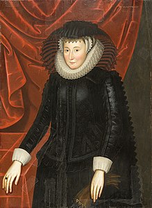 Widowed 1616, deceased 1616, painted c. 1625