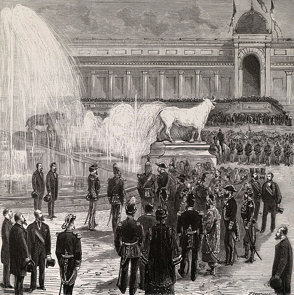 File:Le maréchal-président de la République et le cortège officiel traversant le parc du Trocadéro.jpg
