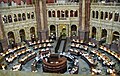 The Library of Congress reading room