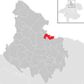 Poloha obce Lichtenau im Mühlkreis v okrese Rohrbach (klikacia mapa)
