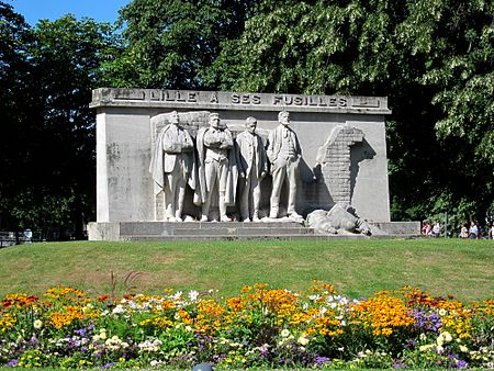 Lille monument fusillés