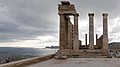 Lindos Acropolis Ακρόπολη της Λίνδου Rhodes Ρόδος 2019-11-24 34 Temple of Athena Lindia Ναός της Αθηνάς Λινδίας.jpg