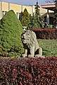 Čeština: Socha lva u TOP Hotelu Praha na Chodově v Praze English: Lion sculpture at the TOP Hotel Praha in Chodov, Prague, Czech Republic.