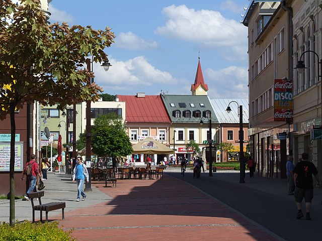 Town center of Liptovský Mikuláš