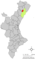 Sierra Engarcerán – Mappa