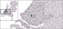 Situo de la municipo Schiedam