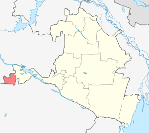 Gorodovikovskiy district op de kaart