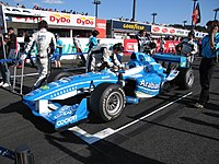 Krumm during the 2007 Formula Nippon season. Lola B0651.jpg