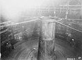 Looking inside a tank full of coiled cable on the US Cableship Dellwood, May 14, 1924 (INDOCC 661).jpg