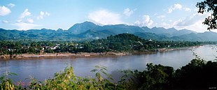 Mekong în Luang Prabang, Laos