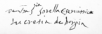 Lucrezia Borgiová, podpis (z wikidata)