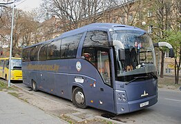 Bus antarkota di Minsk, Belarusia (2013)