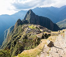 The Inca estate of Machu Picchu, Peru is one of the New Seven Wonders of the World. Machu Picchu, Peru, 2015-07-30, DD 39.JPG