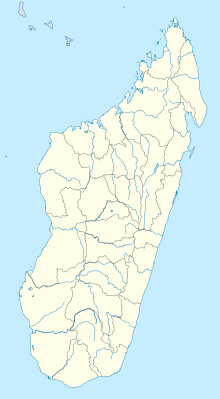 خريطة مواقع مدغشقر