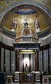 Main altar and mosaic - Sant'Agnese fuori le mura - Rome 2016.jpg