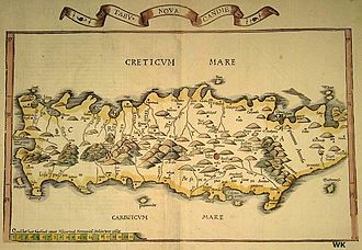 carte de crete antique - Image