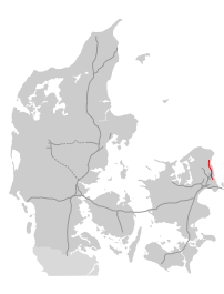 Helsingørmotorvejens forløb