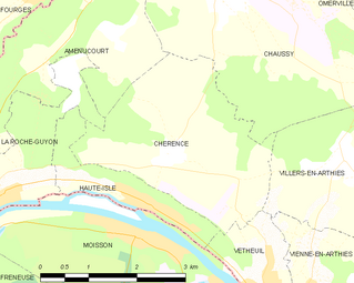 Carte de la commune.