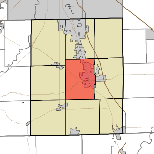 File:Map highlighting Franklin Township, Johnson County, Indiana.svg