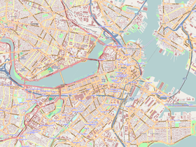 se på karta över Boston