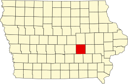 Poweshiek County - Karte