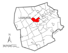 Map of Luzerne County, Pennsylvania Highlighting Plymouth Township.PNG