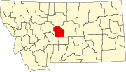 Judith Basin County map