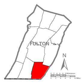 Locatie van Thompson Township