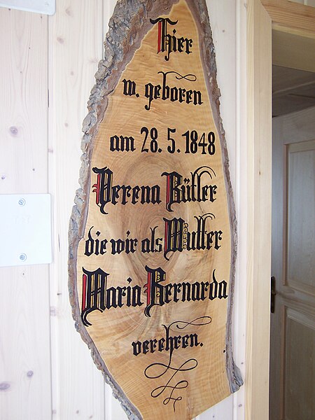 File:MariaBernardaZimmerGedenktafel.jpg