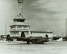 Squadron RB-57A Canberra at Hutchinson ANGB Martin B-57 117th facility - hutch.jpg