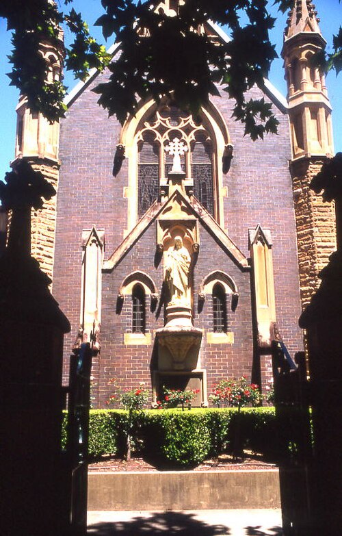 Mary MacKillop Chapel in North Sydney, which holds MacKillop's tomb