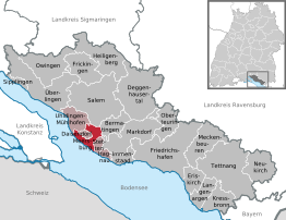 Kaart van Meersburg