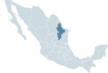 Nuevo León'un Meksika'daki yeri